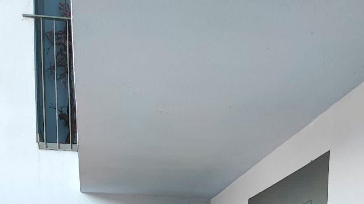 Agentes de policía y técnicos de Endesa, durante la actuación.