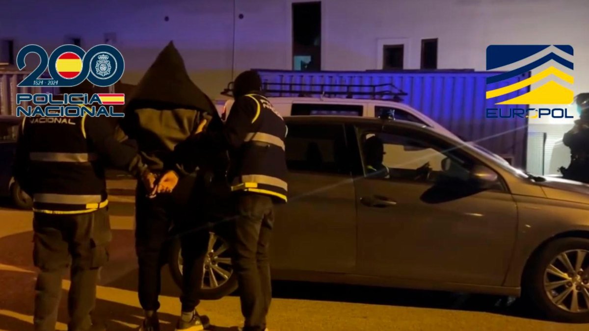 Imagen de uno de los detenidos.