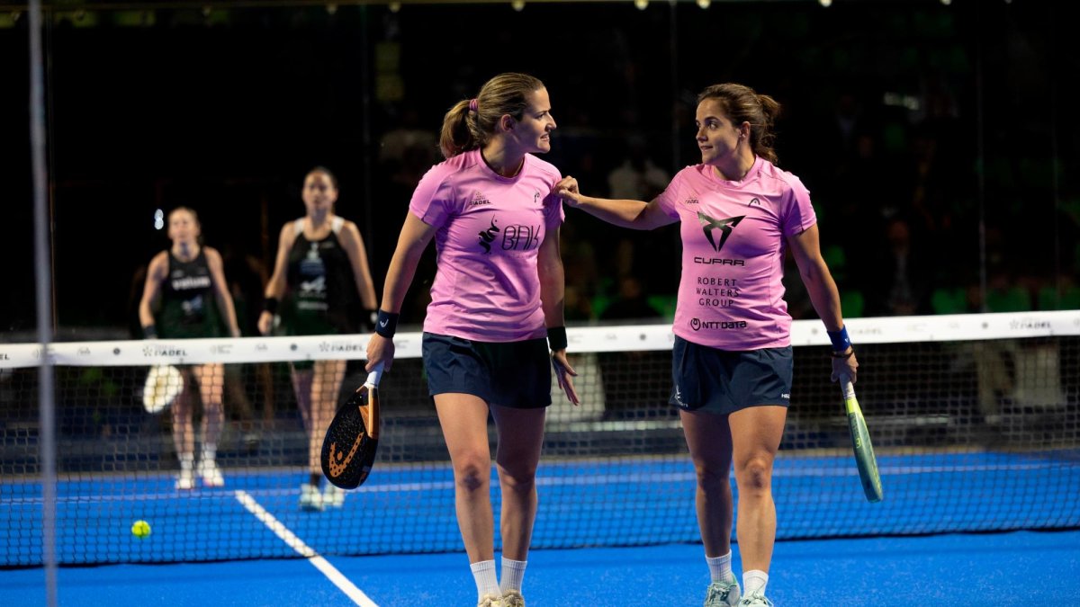 Ari y Paula ya salieron campeonas en Riad.