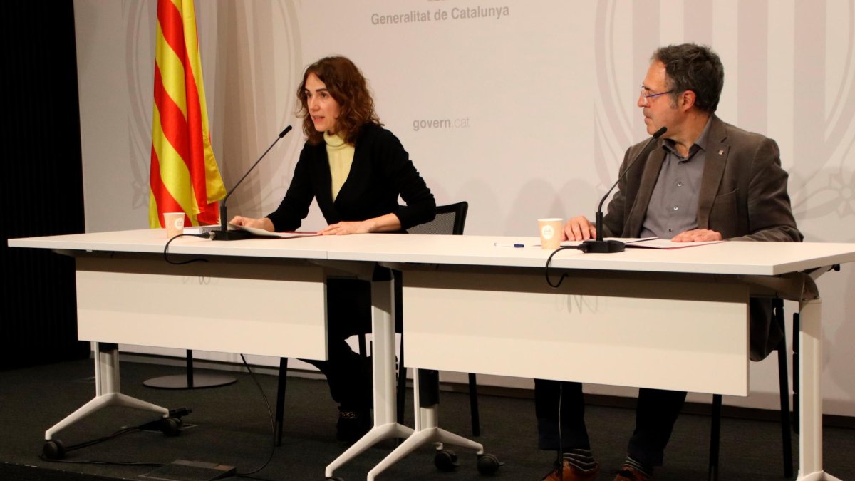 Gemma Ubasart junto a Amand Calderó.