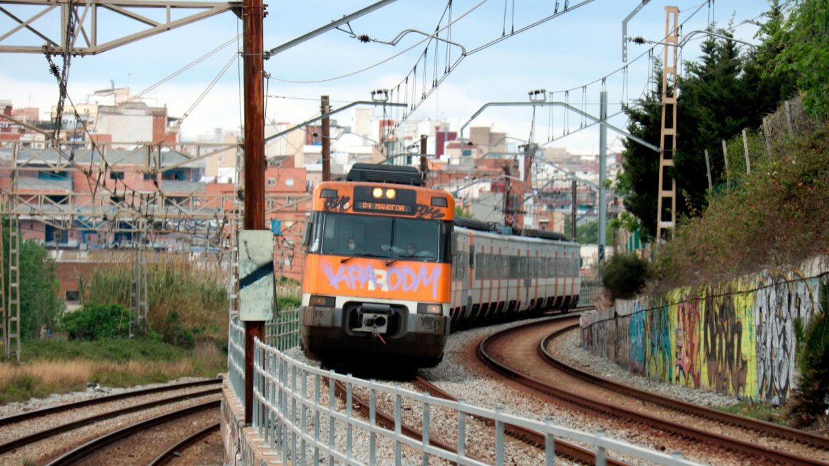 Imagen de archivo de un tren de Rodalies.
