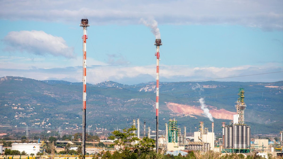 Polígono Norte del polo petroquímico de Tarragona.