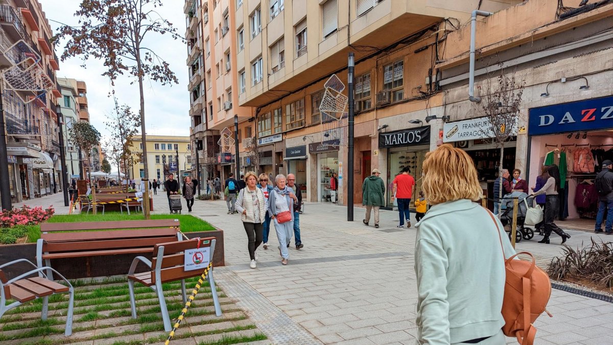 Imagen de la calle Canyelles, en el entorno del Mercat.