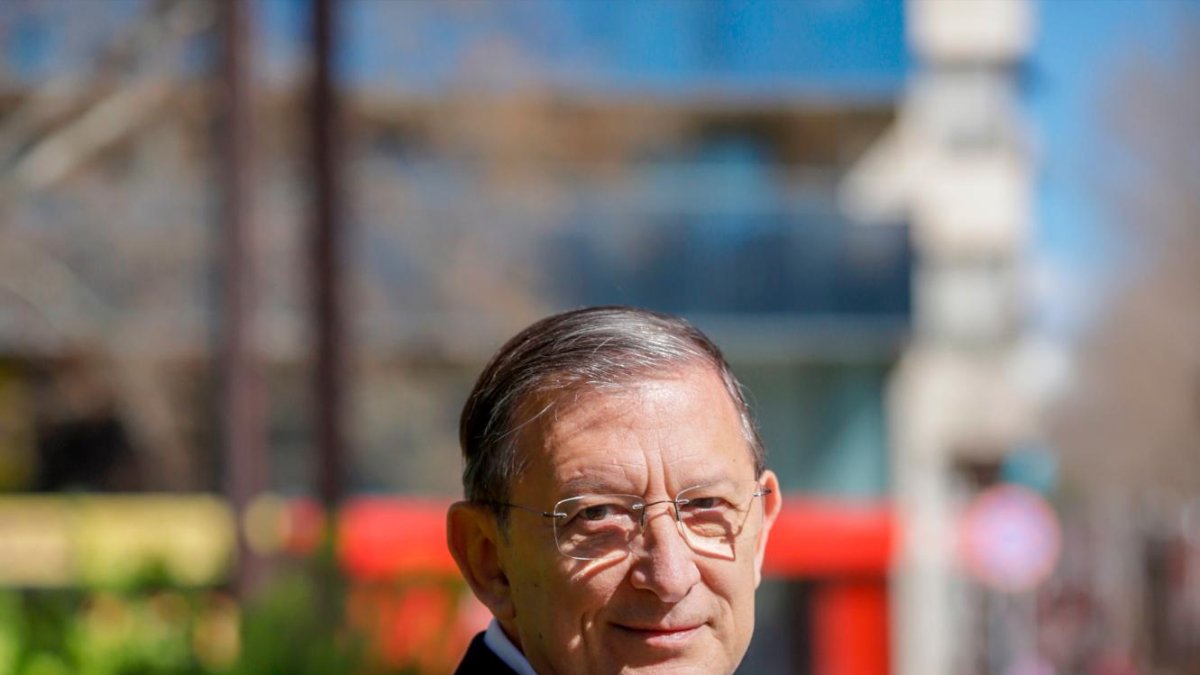 Pere Lluís Huguet, antes de la entrevista que concedió al ‘Diari de Tarragona’.