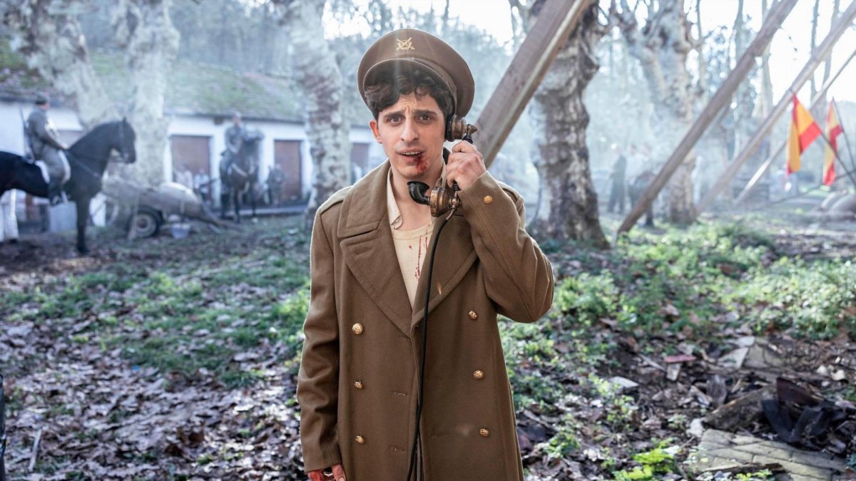 El actor Óscar Lasarte interpreta a Gila en la película ‘¿Es el enemigo?’.