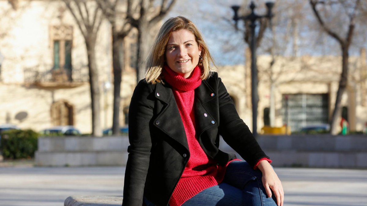 Raquel Sans en una entrevista para el Diari.