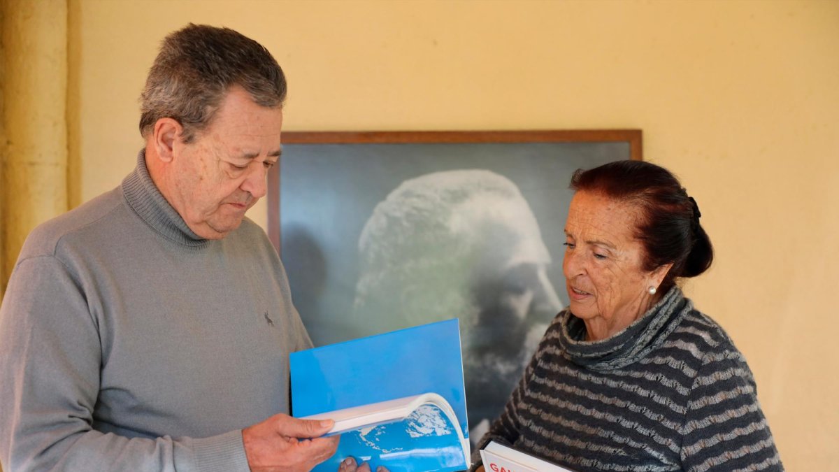 Lluís Ignasi Garcia i Maite Gaudí són membres de l’entitat Amics de Gaudí.
