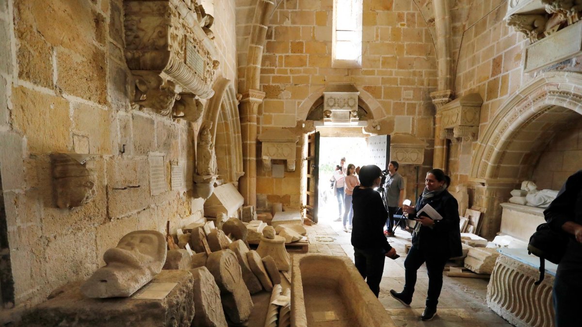 Interior de la capilla que reabrió en marzo de este año.