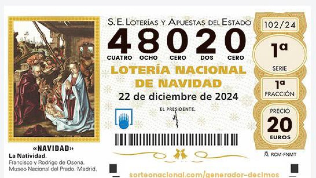 El segundo cuarto del Sorteo de Navidad, cae básicamente en Madrid