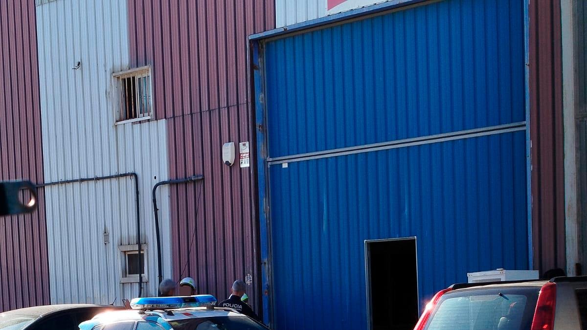 La nave con la plantación de marihuana está en el polígono Francolí.