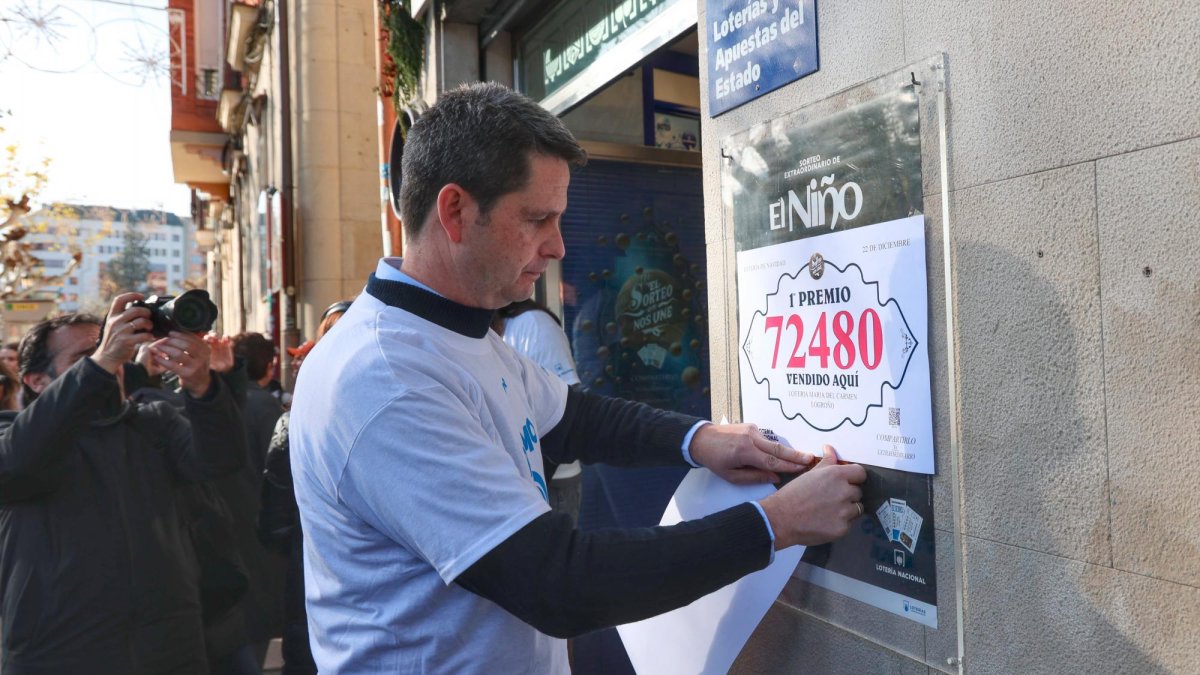 La administración donde se ha vendido el primer premio.