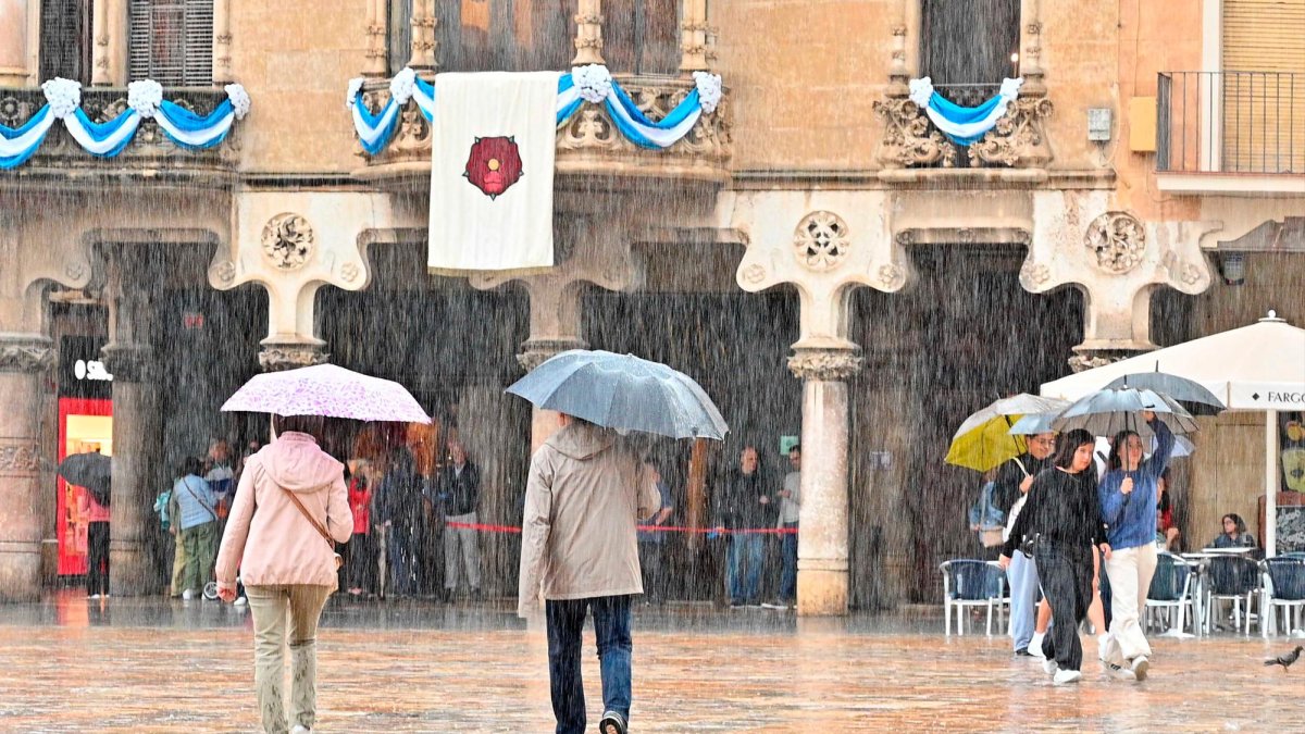 El peligro por intensidad de lluvia lo han calificado de moderado.