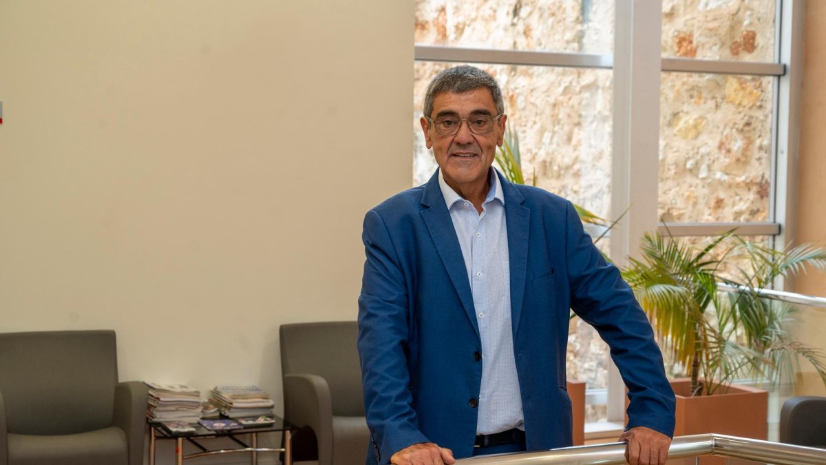 Joan Castor Gonell, a la delegació del Govern, al palau Abària de Tortosa.