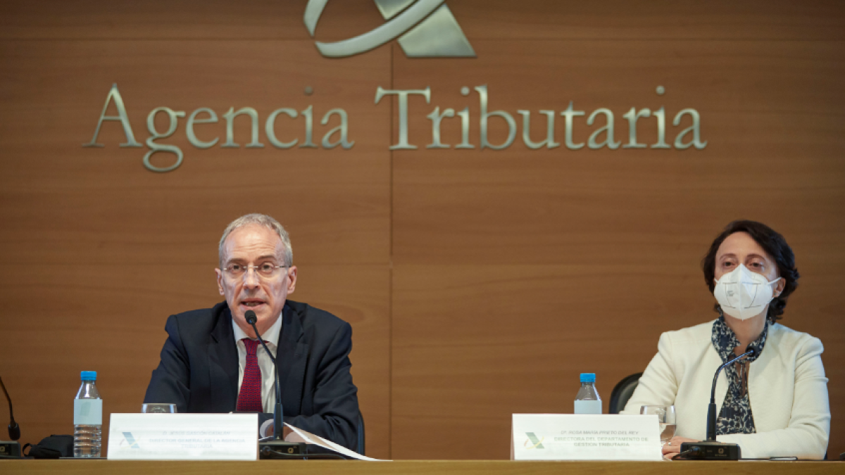 Imagen de archivo de la presentación de la campaña de la renta.