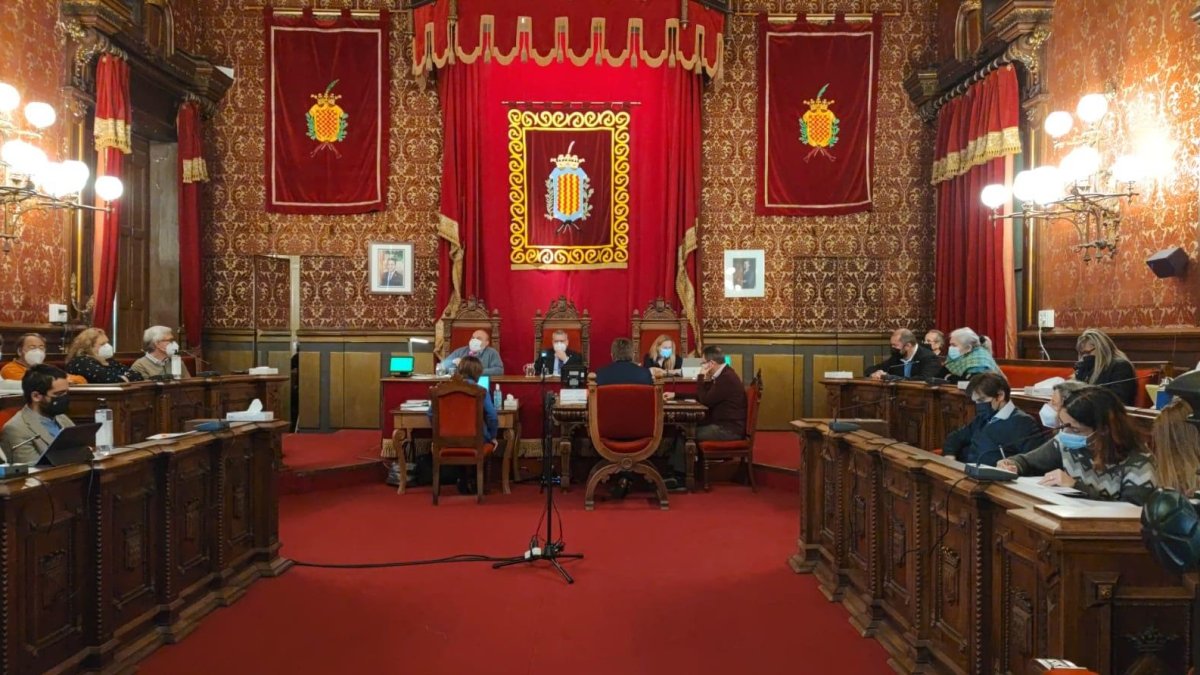 Imagen de archivo de un pleno municipal reciente.