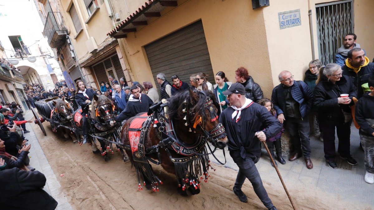 Els Tres Tombs de Valls són uns dels més concorreguts arreu de Catalunya.