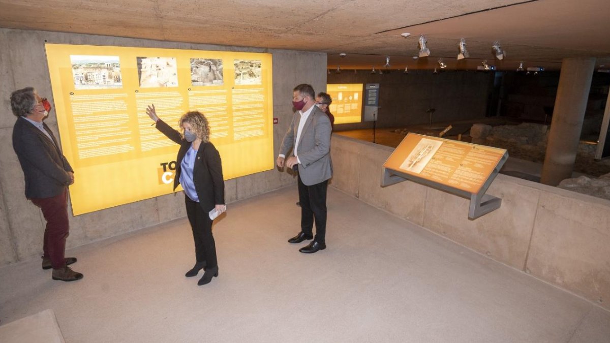 L’espai combina panells explicatius en quatre idiomes i braille i peces audiovisuals molt didàctiques.