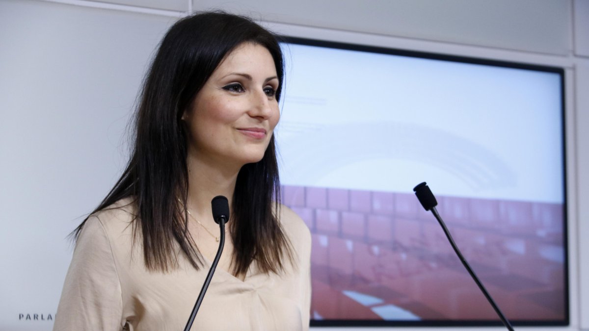 La nueva portavoz del PPC, Lorena Roldán.