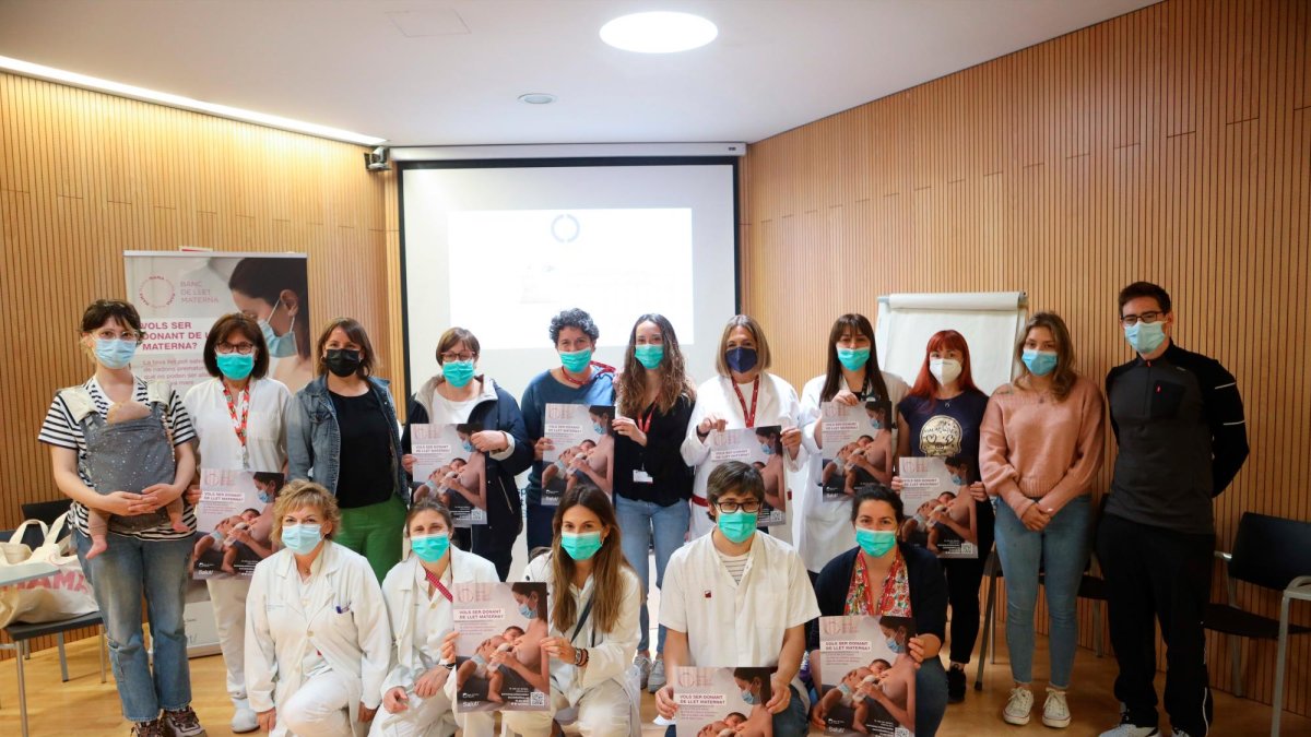 El Hospital Sant Joan de Reus conmemoró el pasado viernes el Día Mundial de la Donación de Leche Materna.