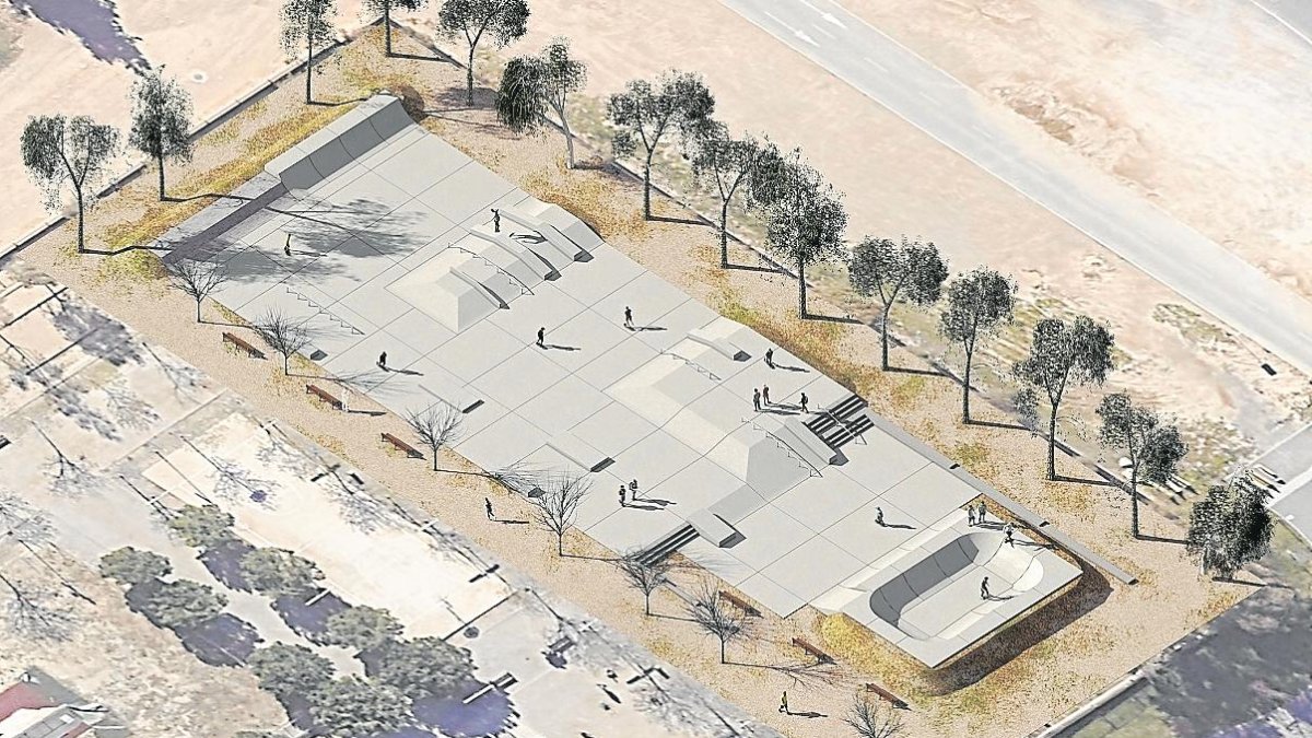 Imagen virtual que se instalará en el Parc del Pinaret.