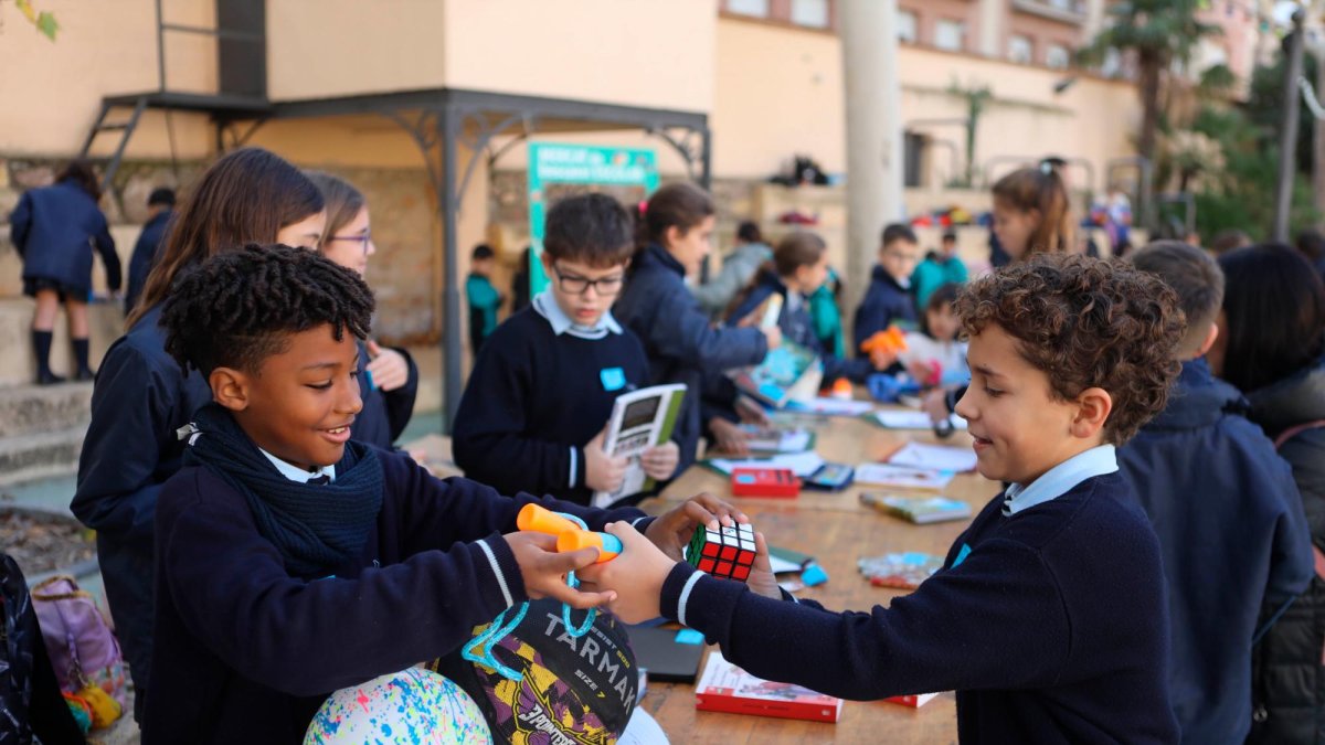 Imatge d'arxiu del Mercat de Bescanvi Escolar de Reus