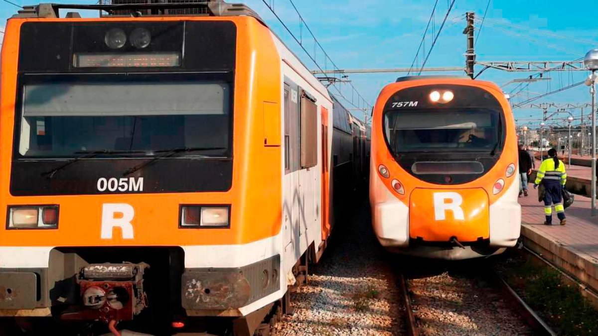 Imagen de archivo de un tren de Rodalies.
