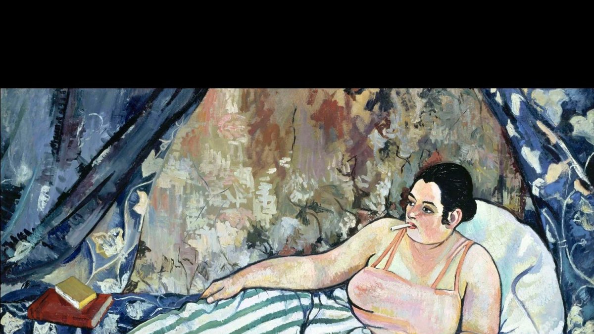 La habitación azul de Suzanne Valadon en el MNAC.