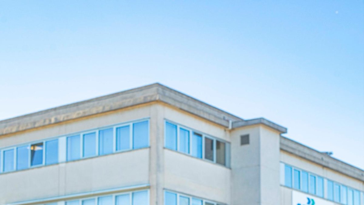 Estrella Soriano i Ignacio Prieto, a la seu de FCC Medio Ambiente a Tarragona.