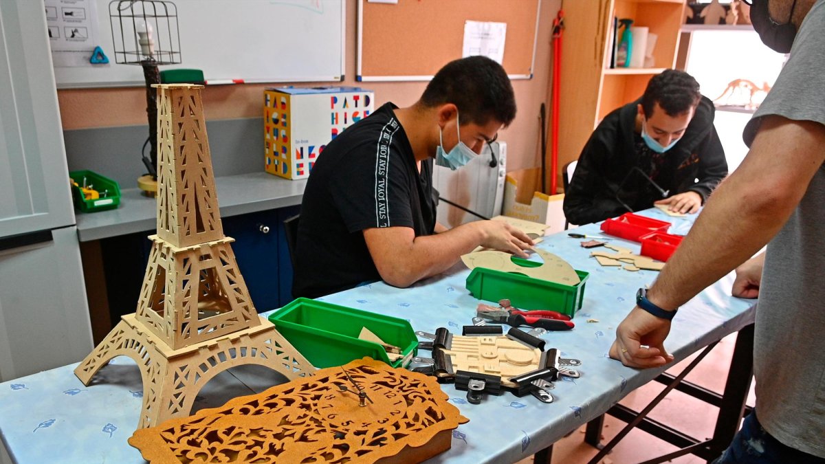 Una activitat duta a terme a la seu de la Fundació Bara de Reus, un parell d’anys enrere.