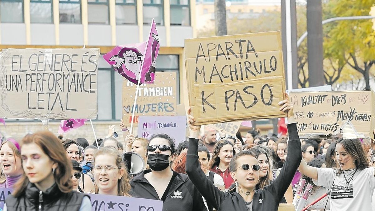 Una manifestación en Tarragona en una imagen de archivo.