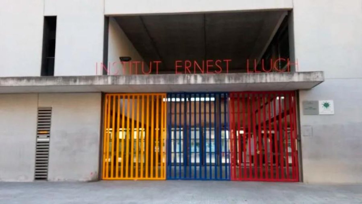 El instituto Ernest Lluch de Cunit.