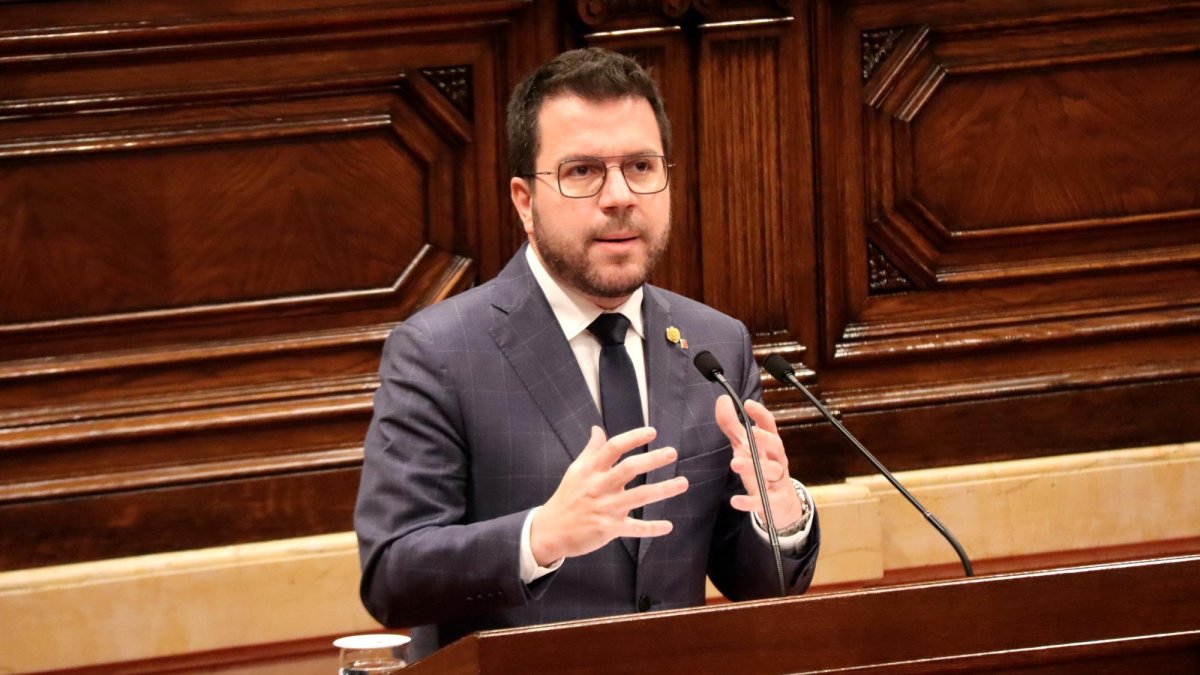 El president de la Generalitat, Pere Aragonès.