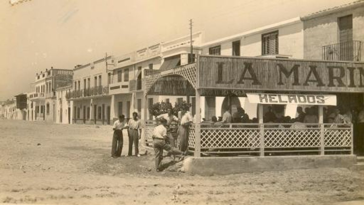 El inicio de la urbanización costera de Calafell.