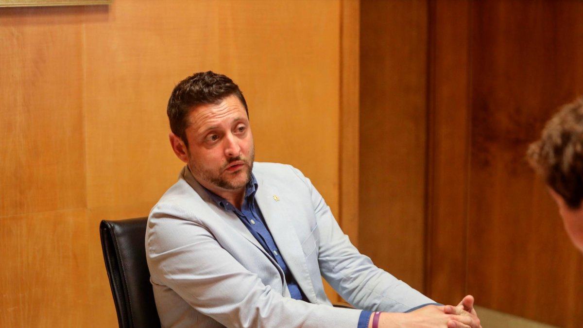 Rubén Viñuales, alcalde de Tarragona, en una entrevista reciente.