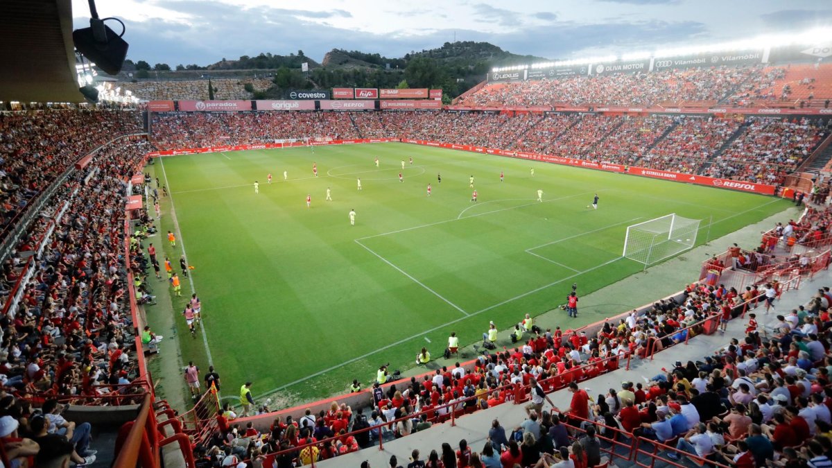 El Nàstic ha sumado cinco puntos de nueve posibles en el Estadi.