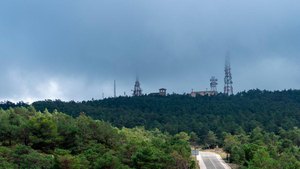 Las antenas de La Mussara.