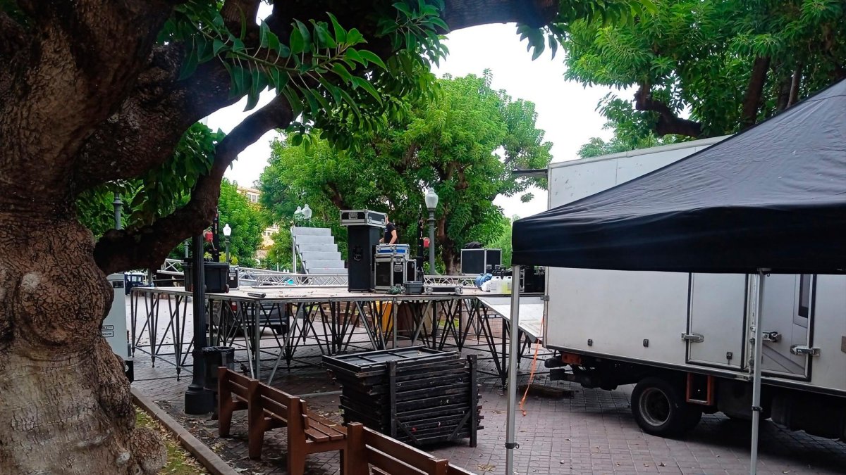 El espacio de Barraques, en el Passeig de les Palmeres.