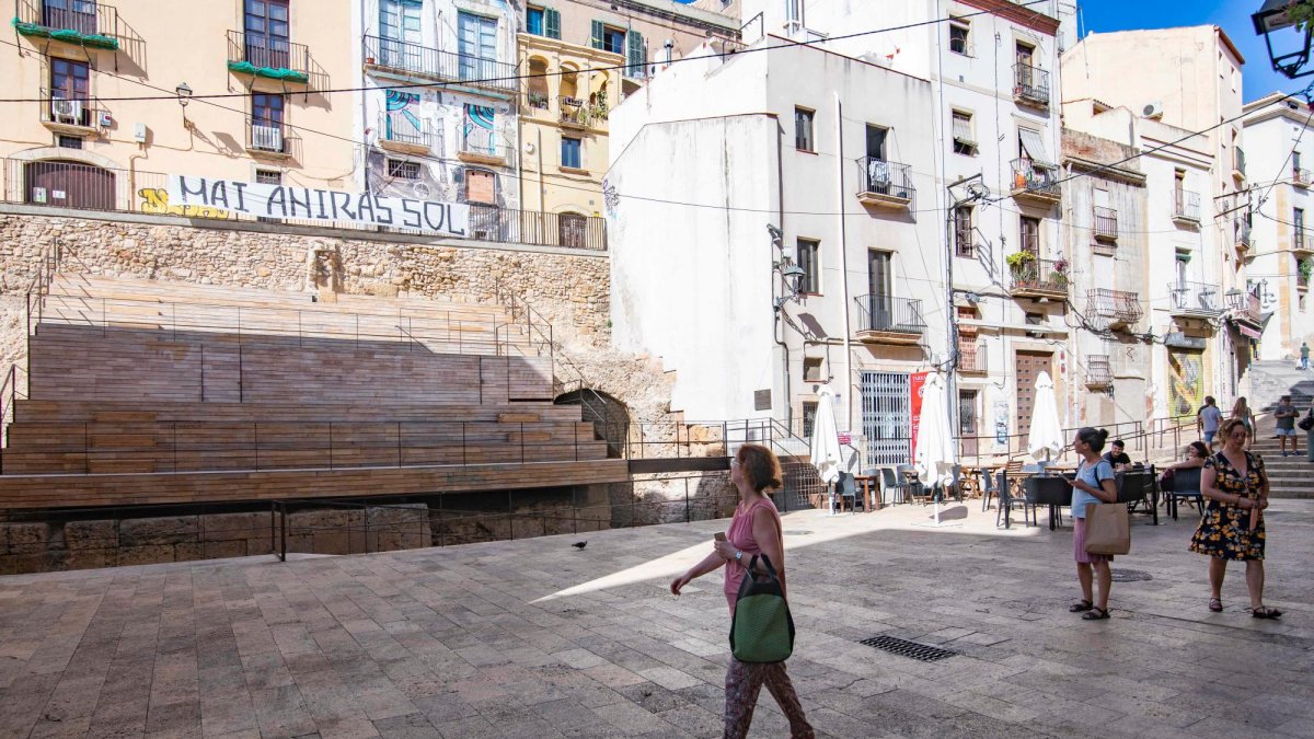 L’espai reconstruït a Sedassos és inaccessible.