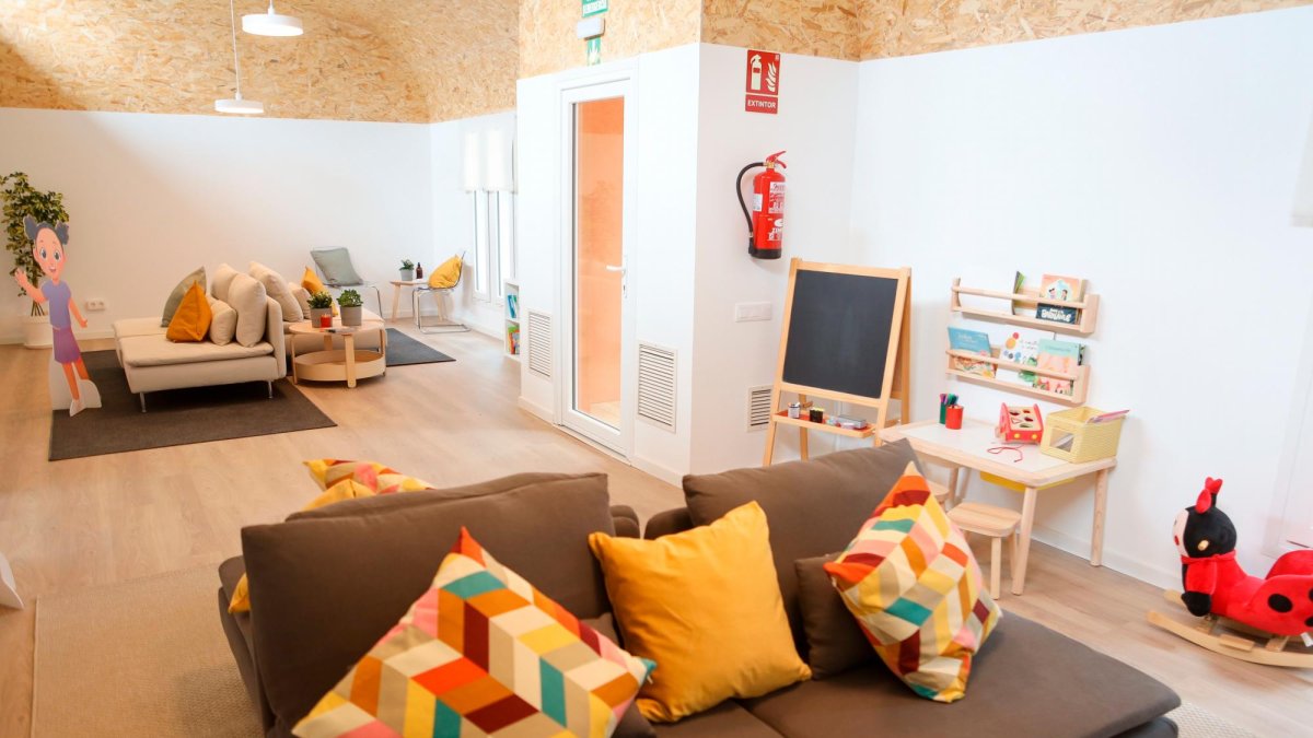 Instalaciones de la Barnahus de Tarragona.