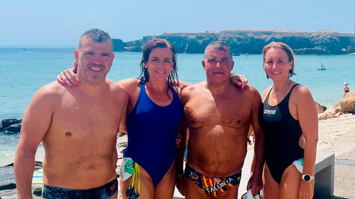 Diego Ortega, Mireia Sánchez, Jordi Cervera y Vicki Font.