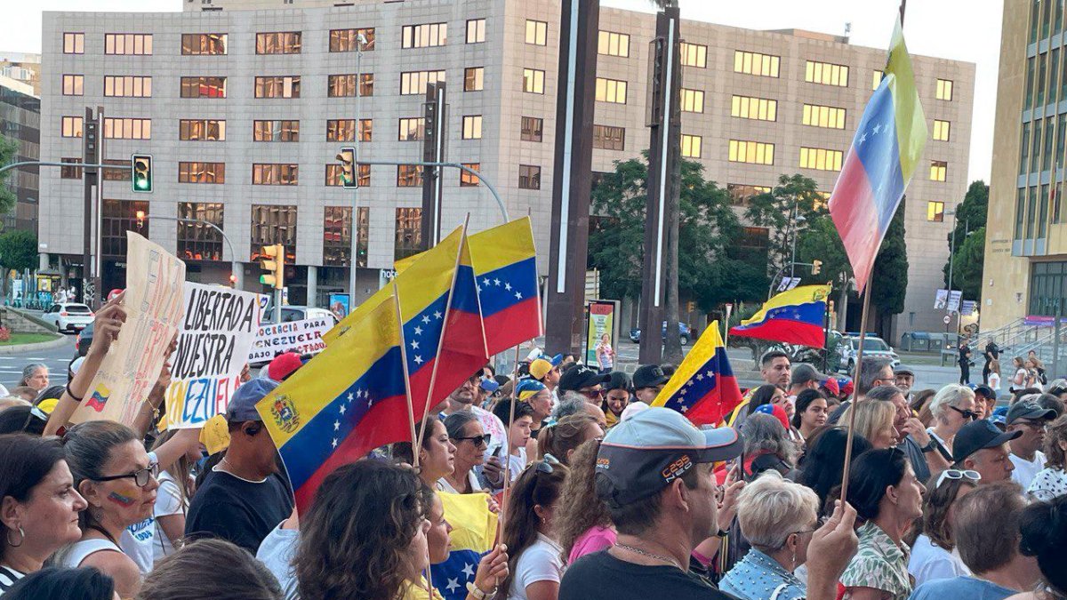 La protesta en Tarragona.