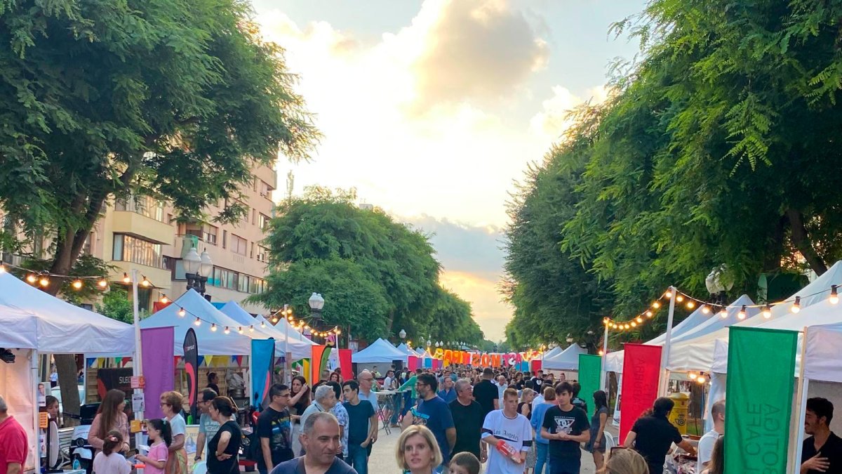 El tramo de la Rambla Nova junto a Corsini será el espacio que acogerá la feria este año.