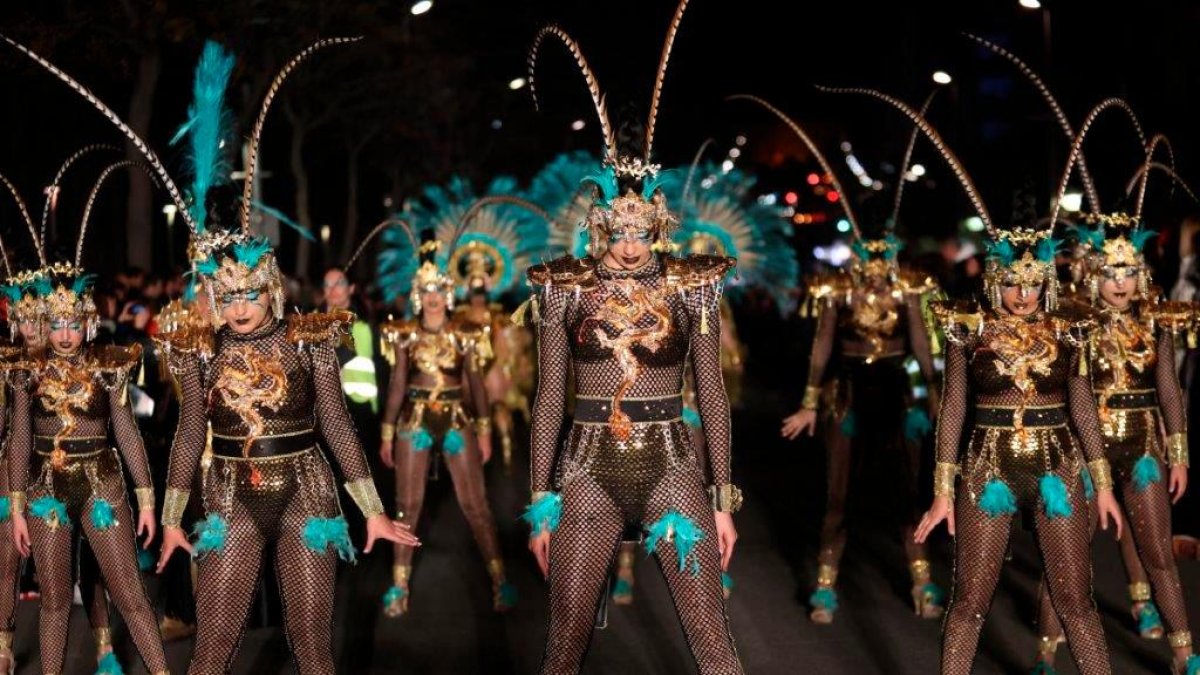 Desfilada de la rua de Carnaval.