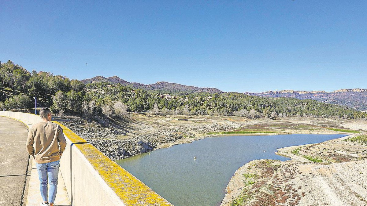 El pantano de Riudecanyes, recientemente.
