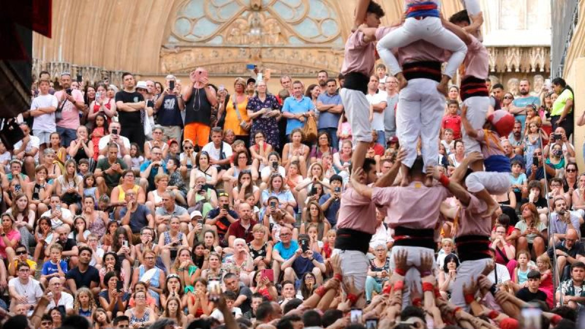 Imatge d’arxiu d’una actuació al Pla de la Seu.