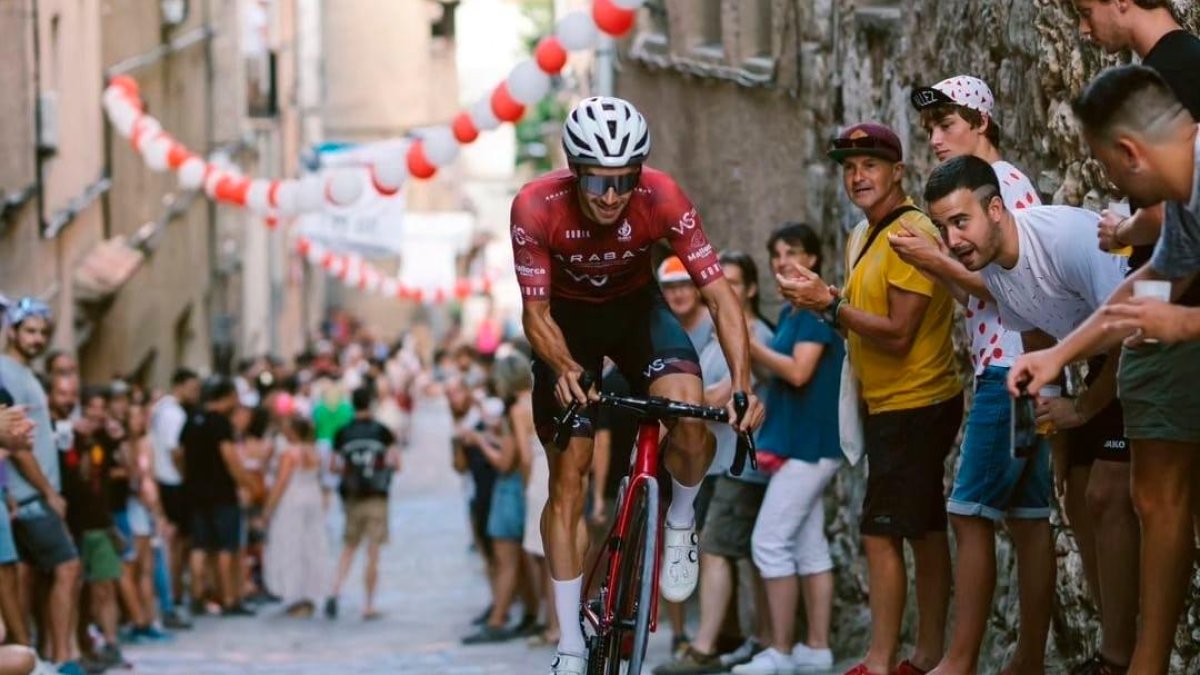 Edgar Curto durante una de sus carreras de esta temporada.