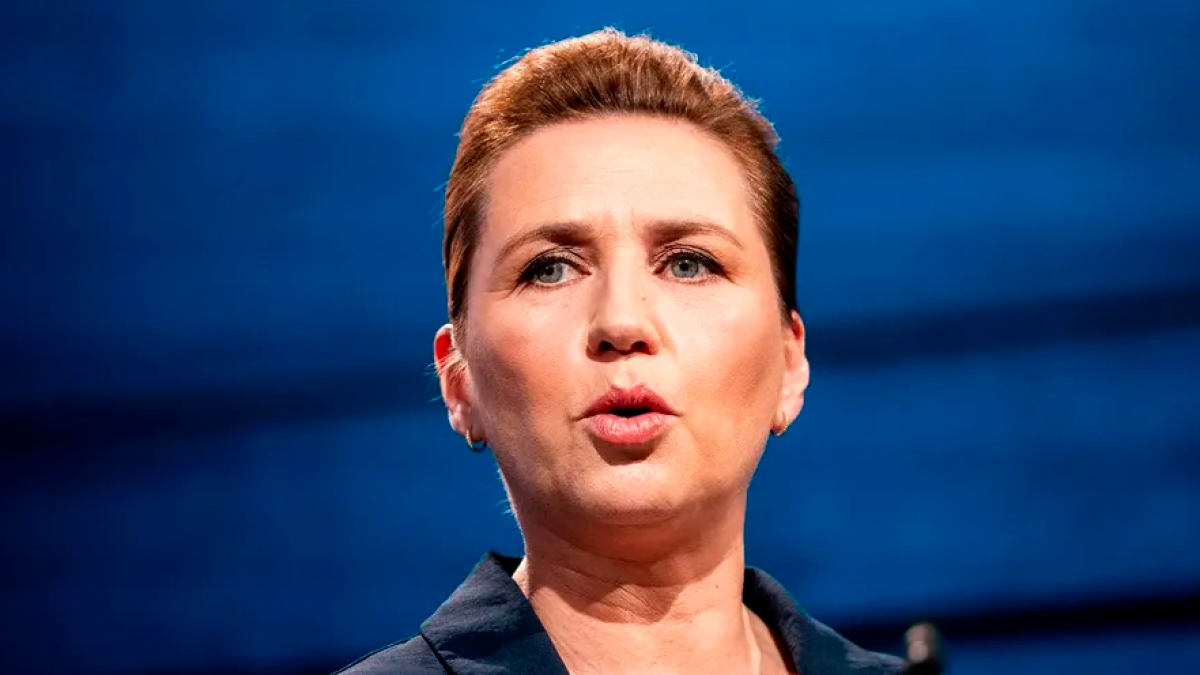 La primera ministra danesa, Mette Frederiksen.