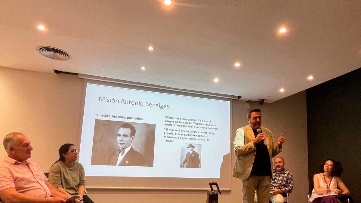 Acto de presentación de ‘Misión Antoni Benaiges’ en Madrid.