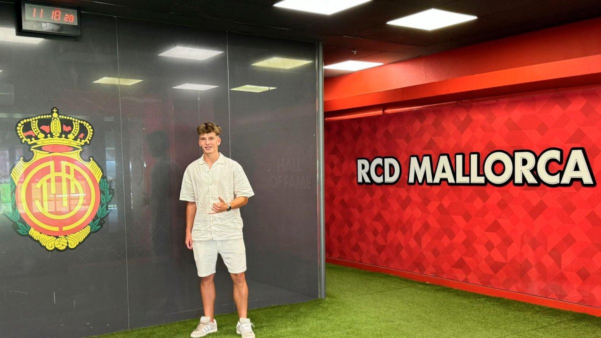 Arthur Fink, en las instalaciones del Mallorca.