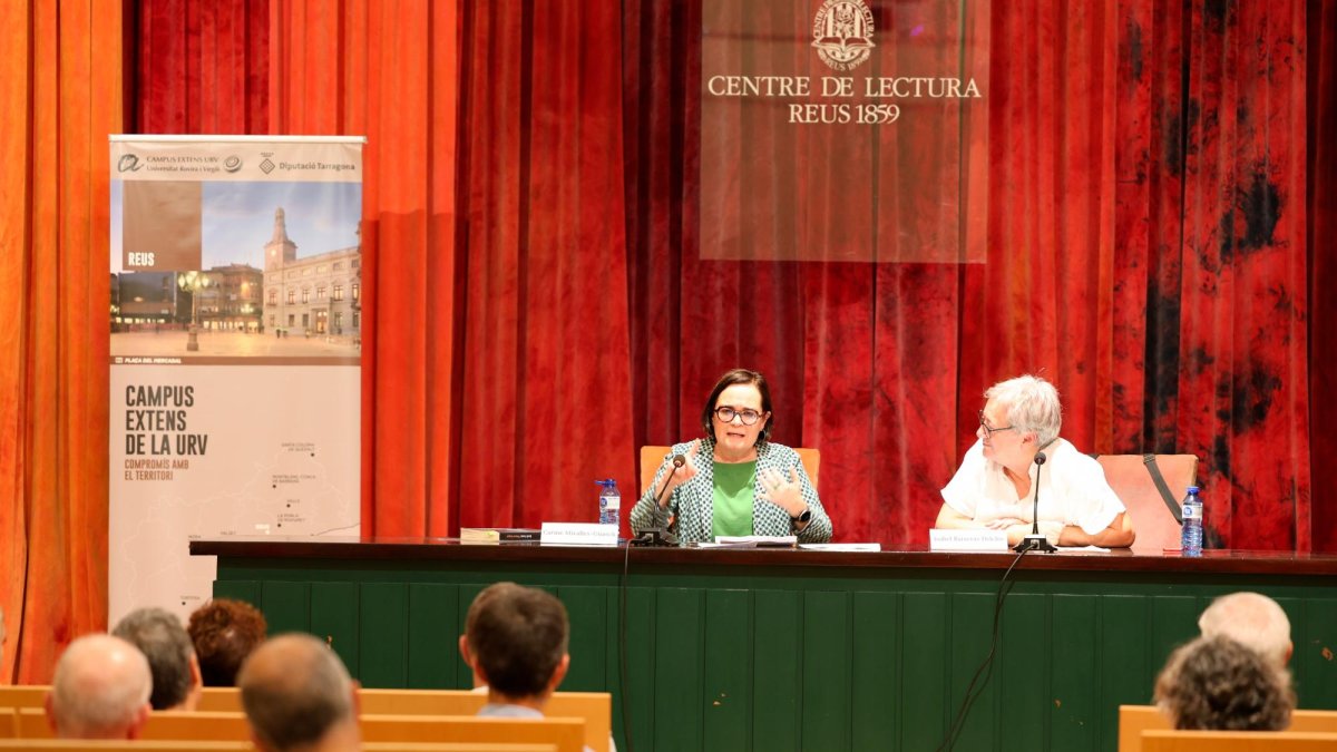 Carme Miralles Guasch, catedràtica de Geografia de la Universitat Autònoma de Barcelona, divendres al Centre de Lectura.